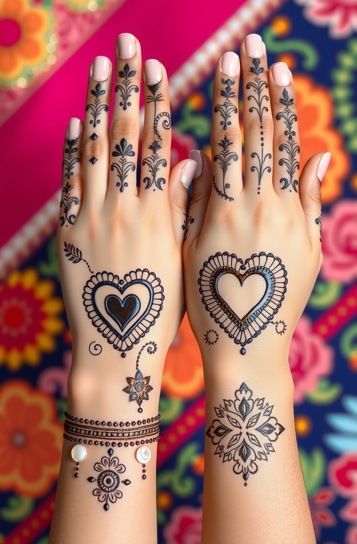 Front Hand Mehndi